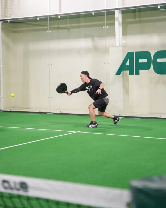 A player at Ace Padel Club Karawaci